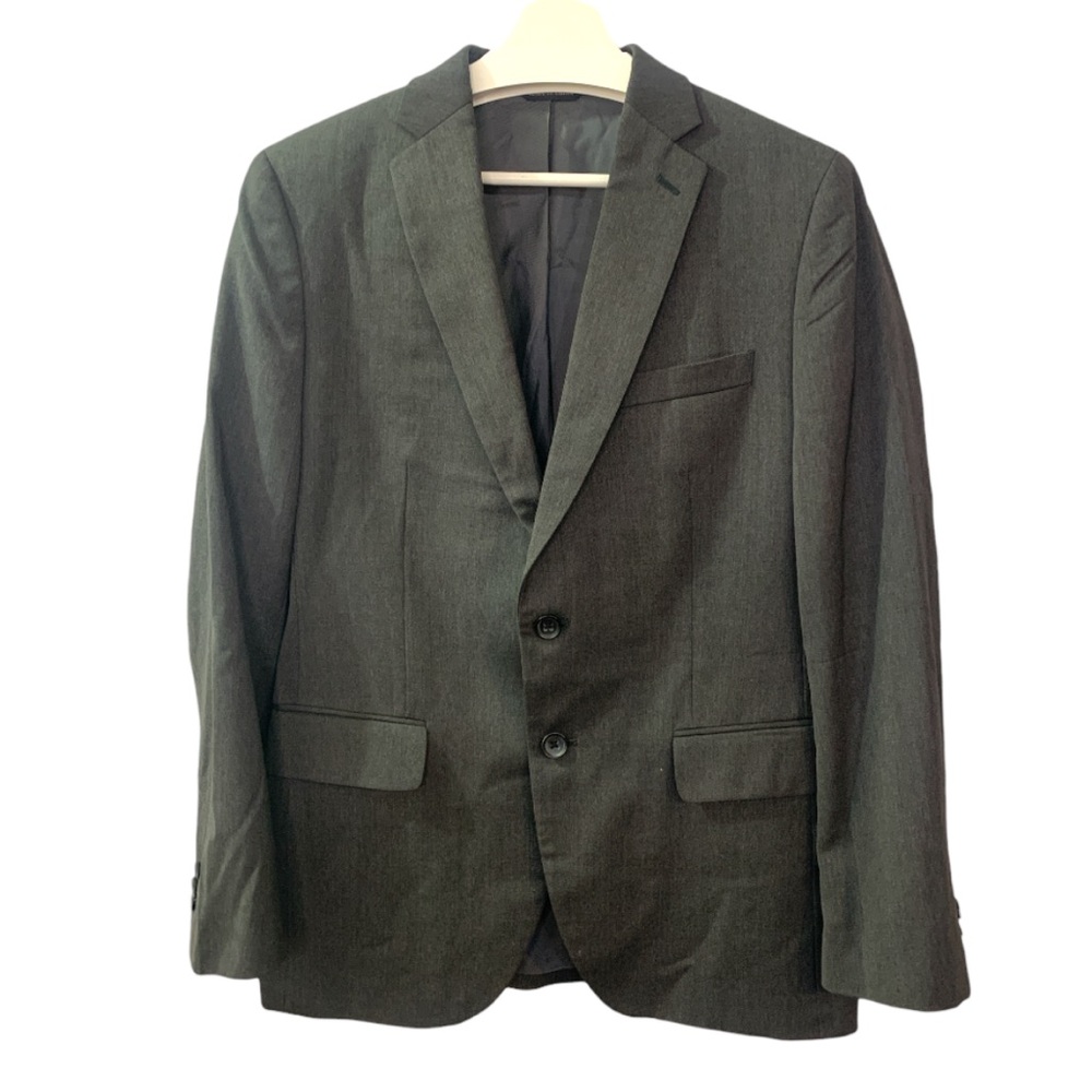Banana Republic Men’s Blazer Gray 38S Tailored Fit Wool Business Wedding Office